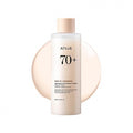 ANUA Rice 70 Glow Milky Toner 250ml bottle with creamy rice extract formula for brightening and hydrating skin