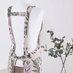 AURACASA | Beauty Olive apron High quality printed linen | 올리브 앞치마
