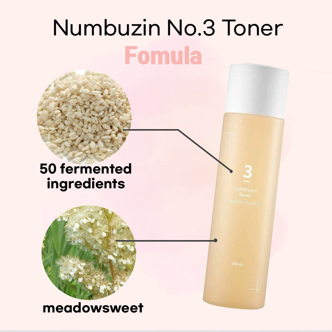 [NUMBUZIN] No. 3 Super Glowing Essence Toner 200ml