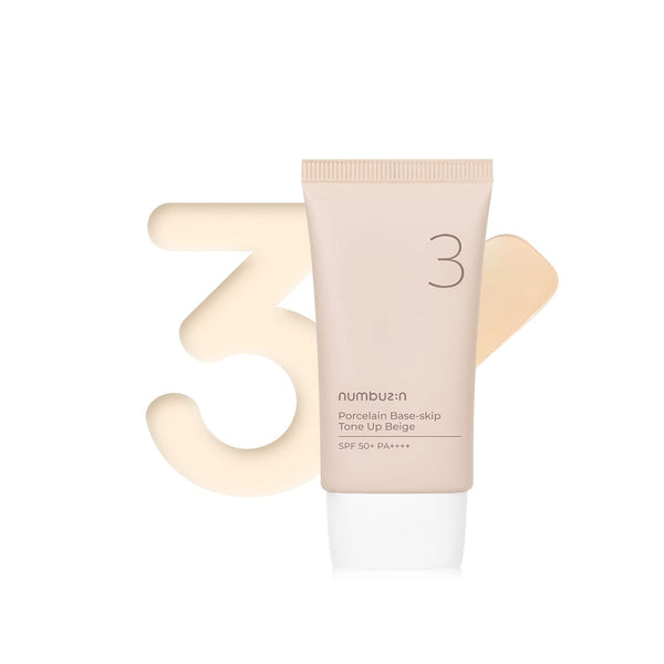 [NUMBUZIN] No.3 Procelain Base-skip Tone Up Beige 50ml