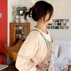 AURACASA Grace Denim Frill Apron 그레이스 데님 앞치마
