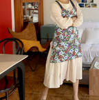 AURACASA Strawberry Linen Apron 딸기 린넨 앞치마