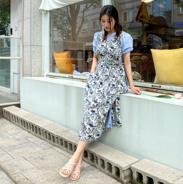 AURACASA Forest Long Apron 백지영 해방타운스타일