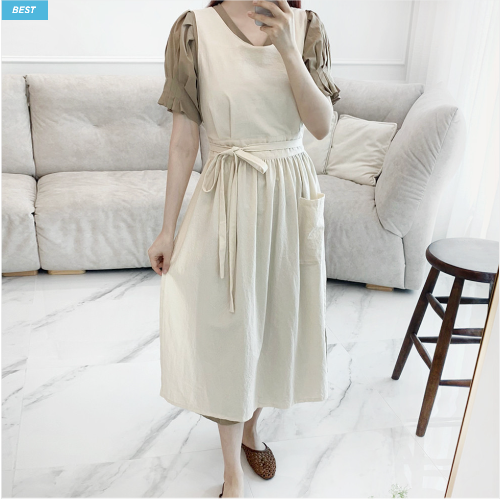 AURACASA Beauty Antique Long Apron