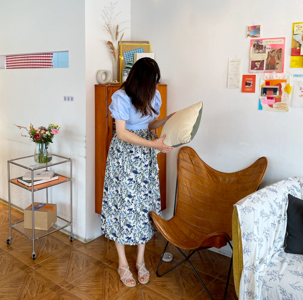 AURACASA Forest Long Apron 백지영 해방타운스타일