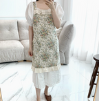 AURACASA |Beauty Basong Frill Apron | 바송프릴 앞치마 | Apron for Women 