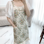 AURACASA |Beauty Basong Frill Apron | 바송프릴 앞치마 | Apron for Women 