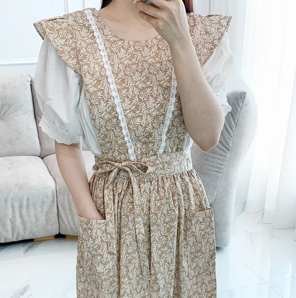AURACASA Gardening Frill Apron 가든프릴 앞치마