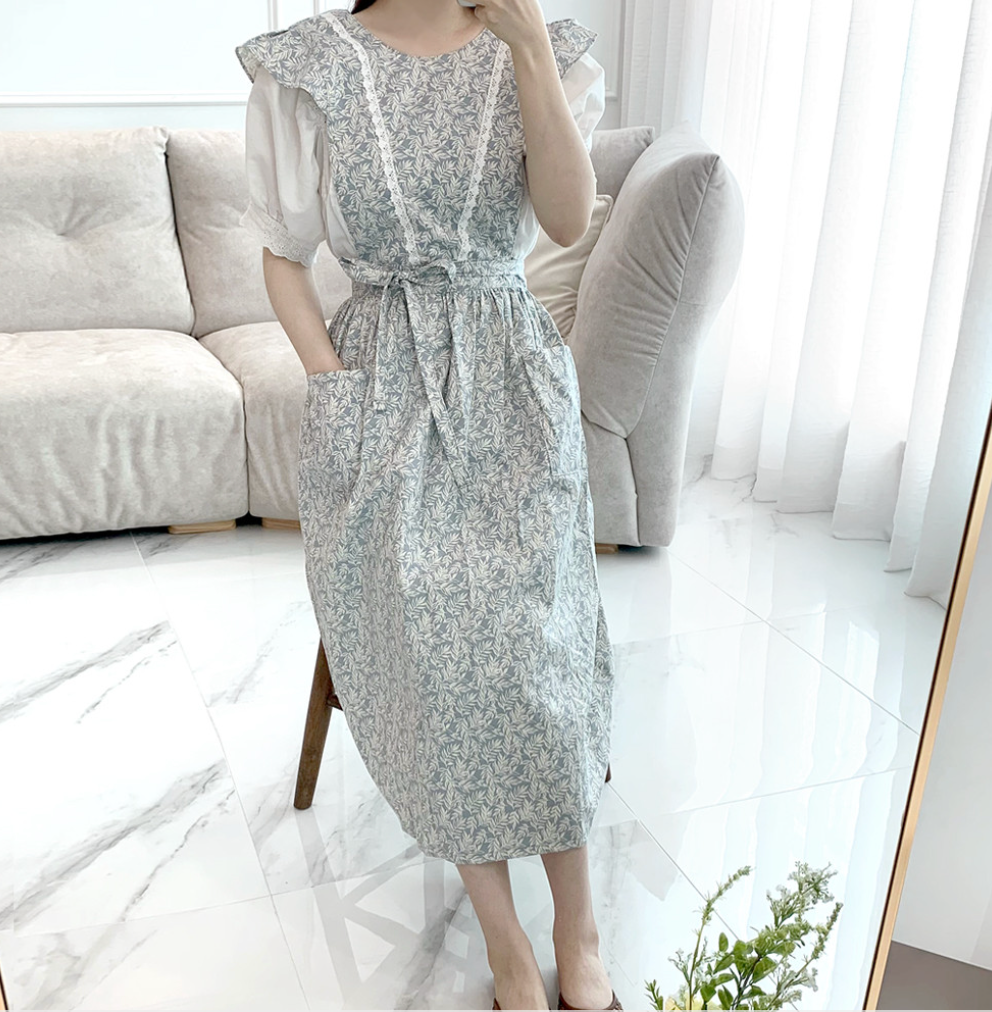 AURACASA Gardening Frill Apron 가든프릴 앞치마